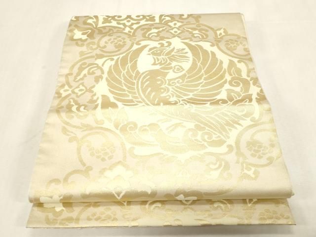 平和屋着物●西陣　川島織物　六通柄袋帯　鳳凰花文　金糸　正絹　逸品　CABG9230dy 24,570円