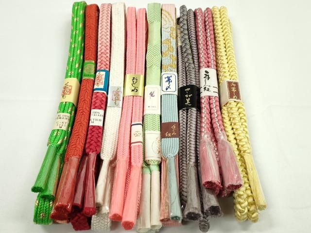 平和屋着物●和装小物　帯締め10本セット　高麗組　丸組　礼装用　さが美扱い　金銀糸　逸品　未使用　CABF7526ju 11,232円