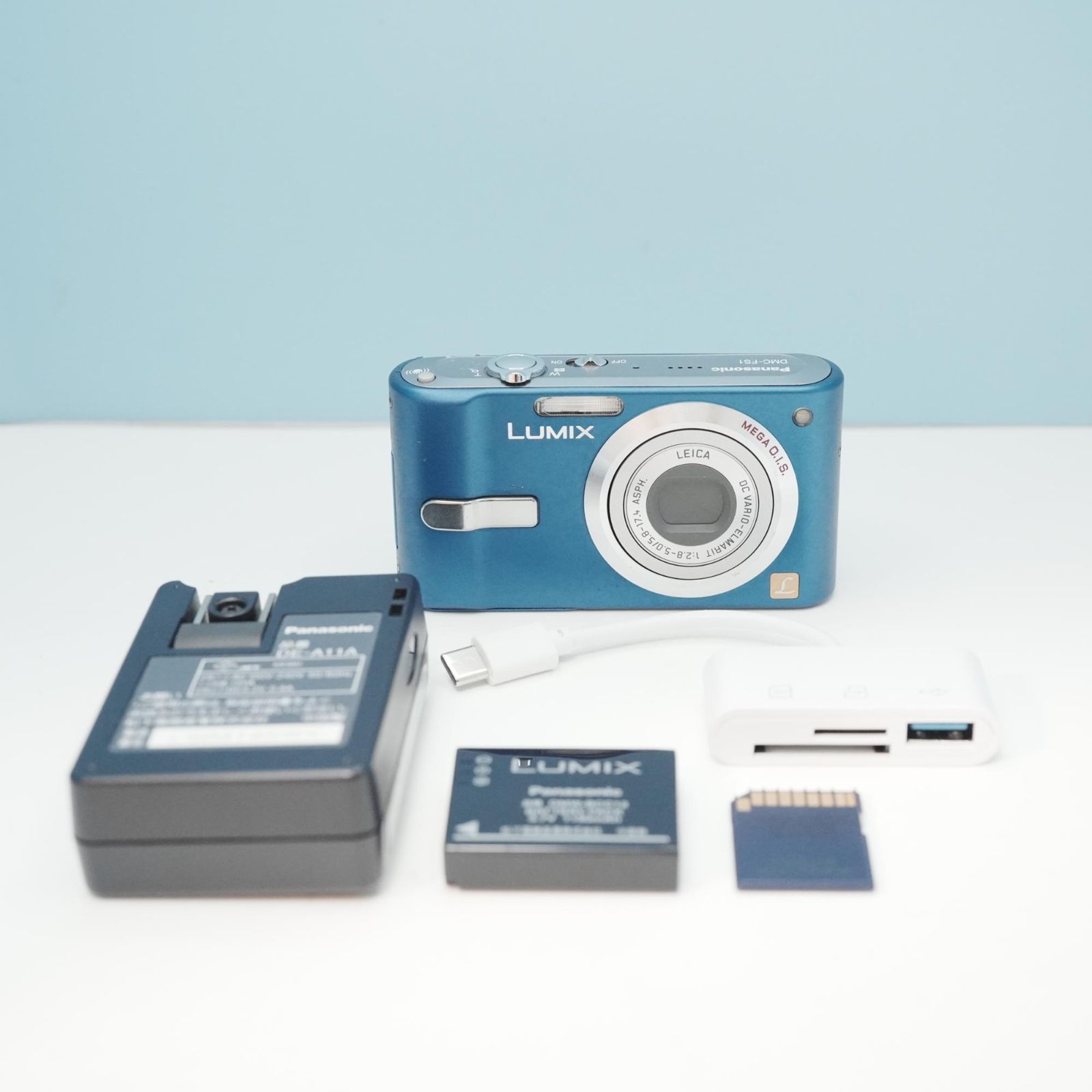 Panasonic LUMIX DMC-FS1 デジカメ スマホ転送OK フルセット 美品