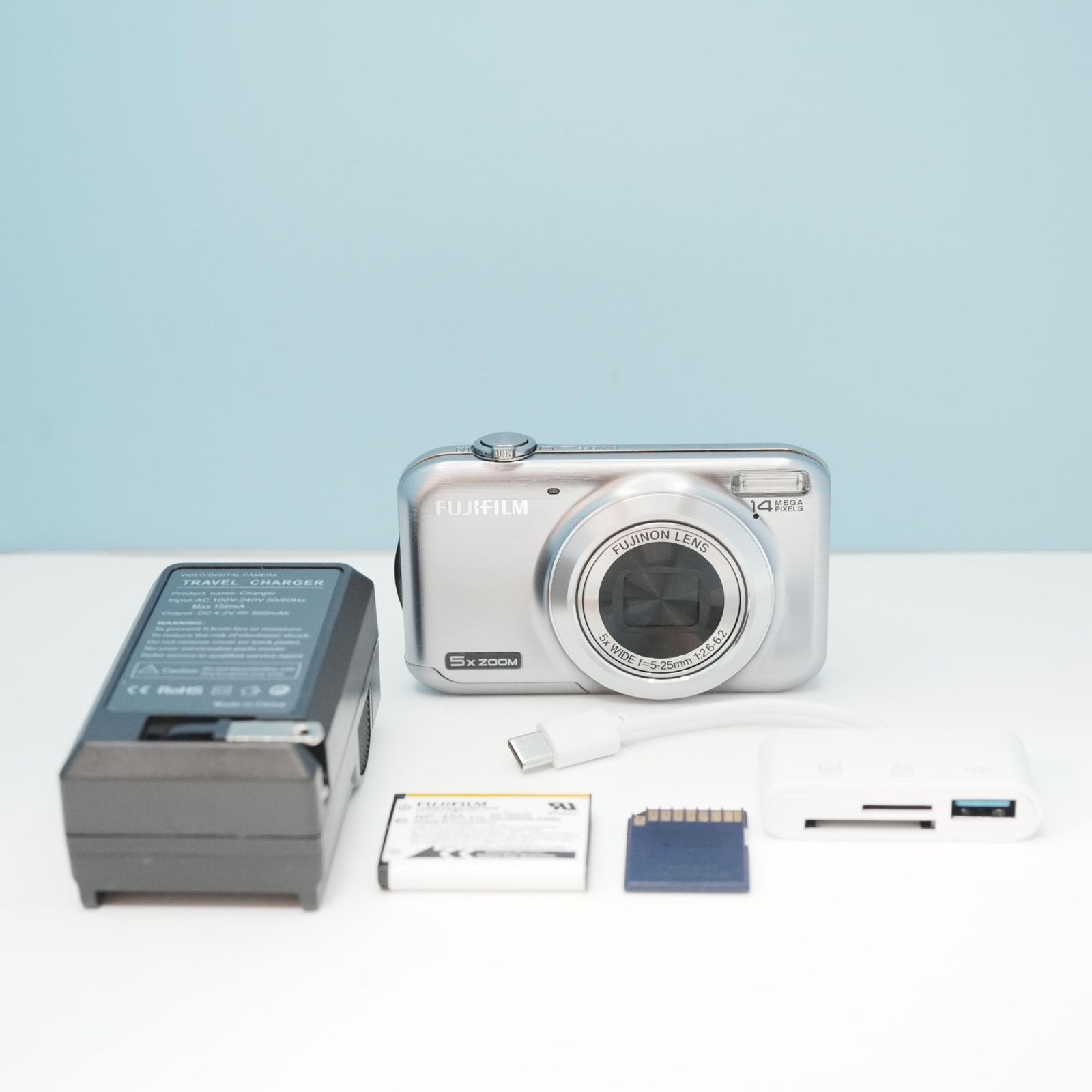 FUJIFILM FINEPIX JX300 デジカメ スマホ転送OK フルセット 美品 a6510 