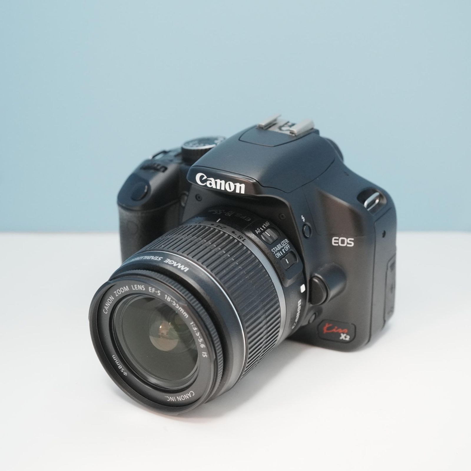 動作確認済み Canon EOS Kiss X2⭐️スマホ転送 一眼レフカメラ Canon EOS kiss X2 一眼レフ スマホ転送OK フルセット 美品 a6515