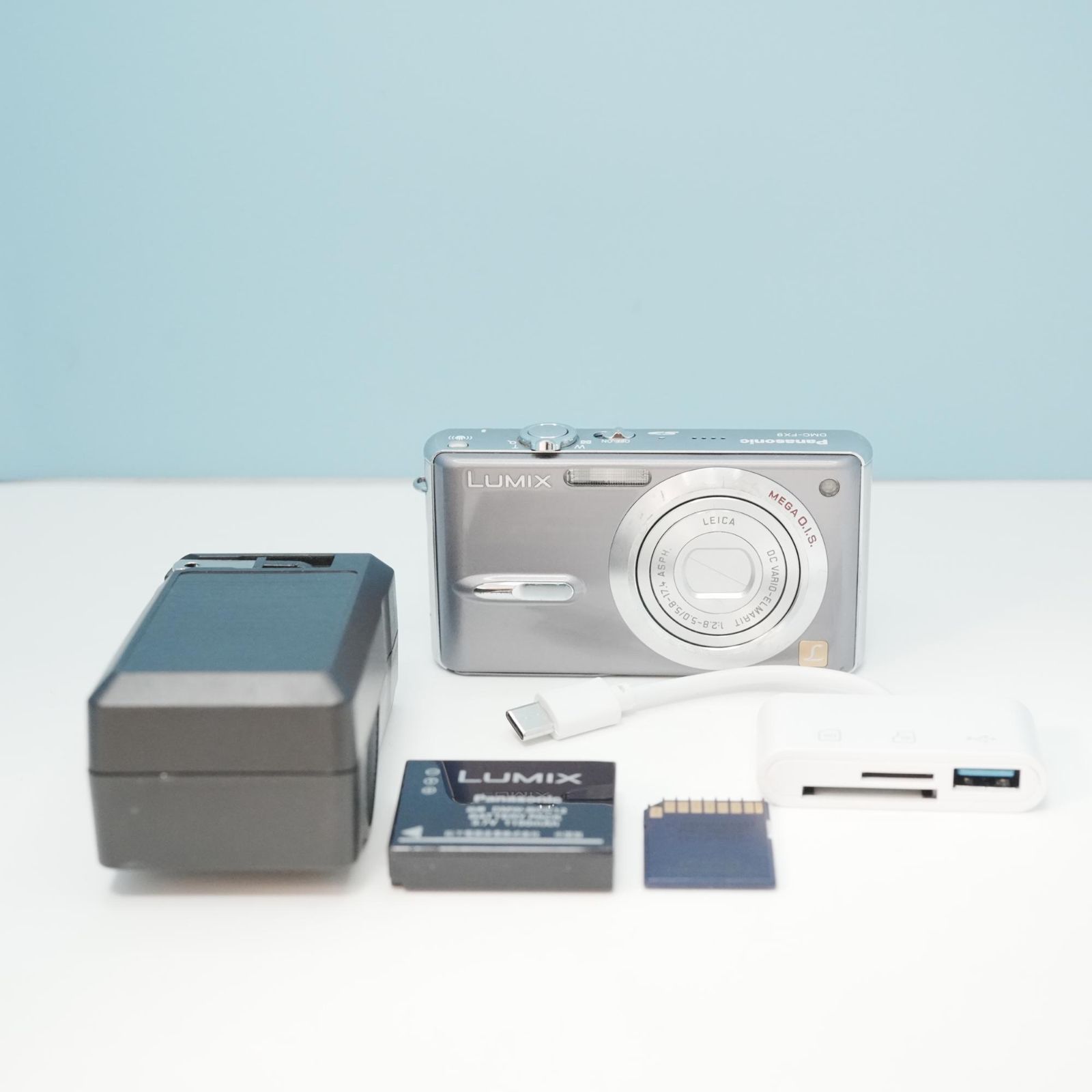 Panasonic LUMIX DMC-FX9 デジカメ スマホ転送OK フルセット a6501