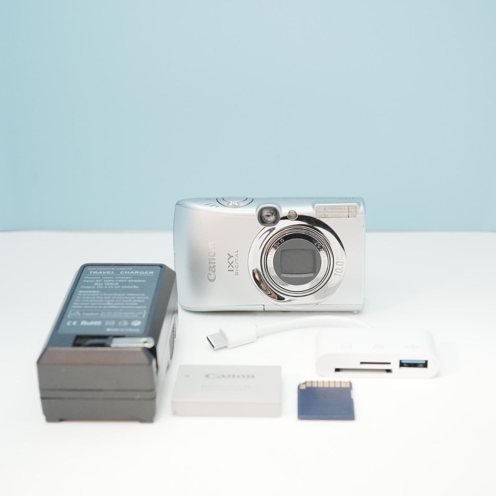 Canon IXY DIGITAL 820 IS デジカメ スマホ転送OK フルセット 美品