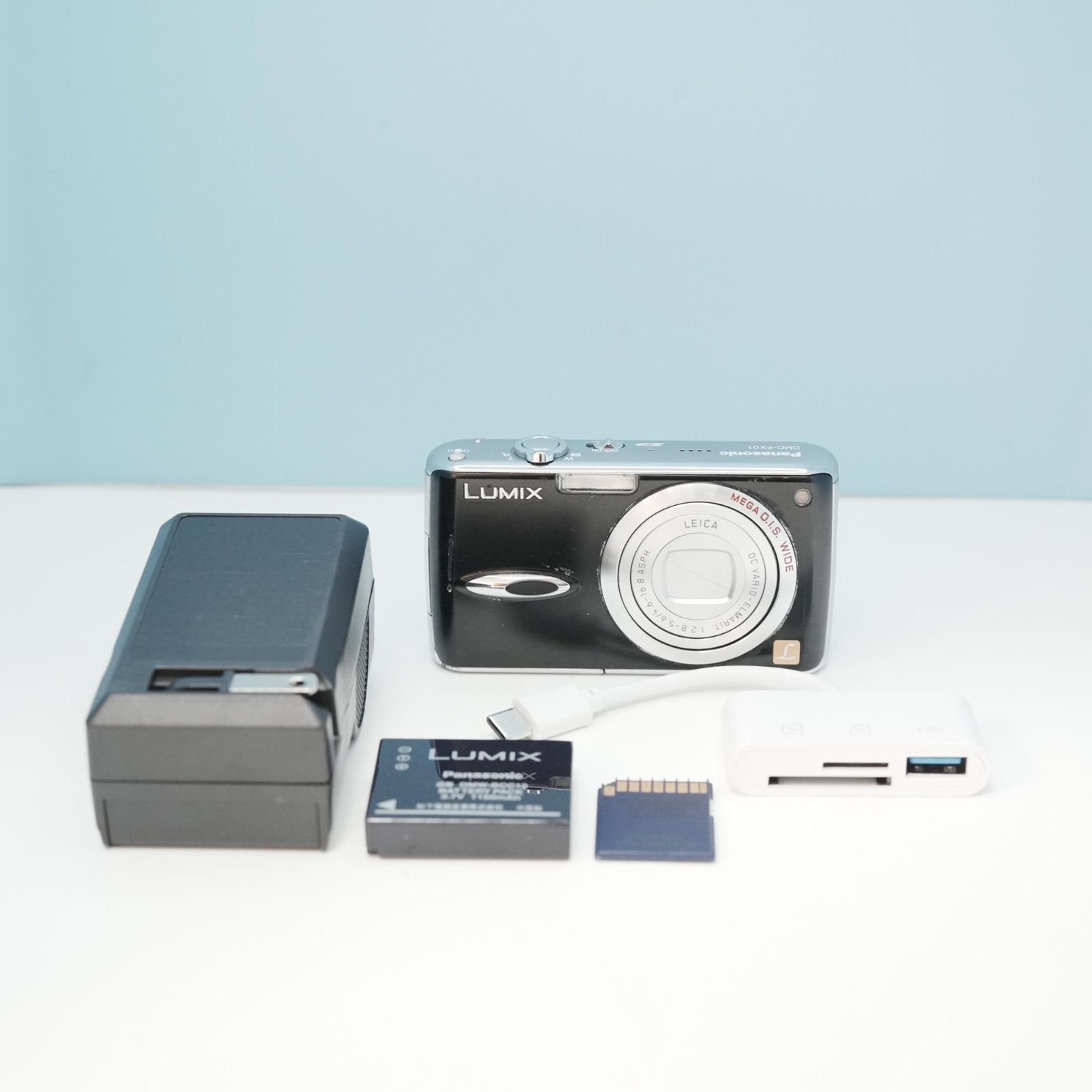 Panasonic LUMIX DMC-FX01 デジカメ スマホ転送OK フルセット 美品