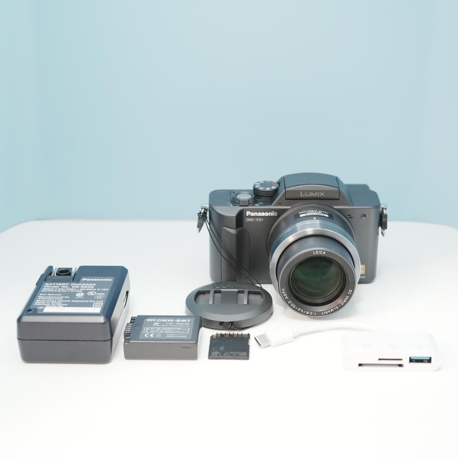 Panasonic LUMIX DMC-FZ1 デジカメ スマホ転送OK フルセット a6480