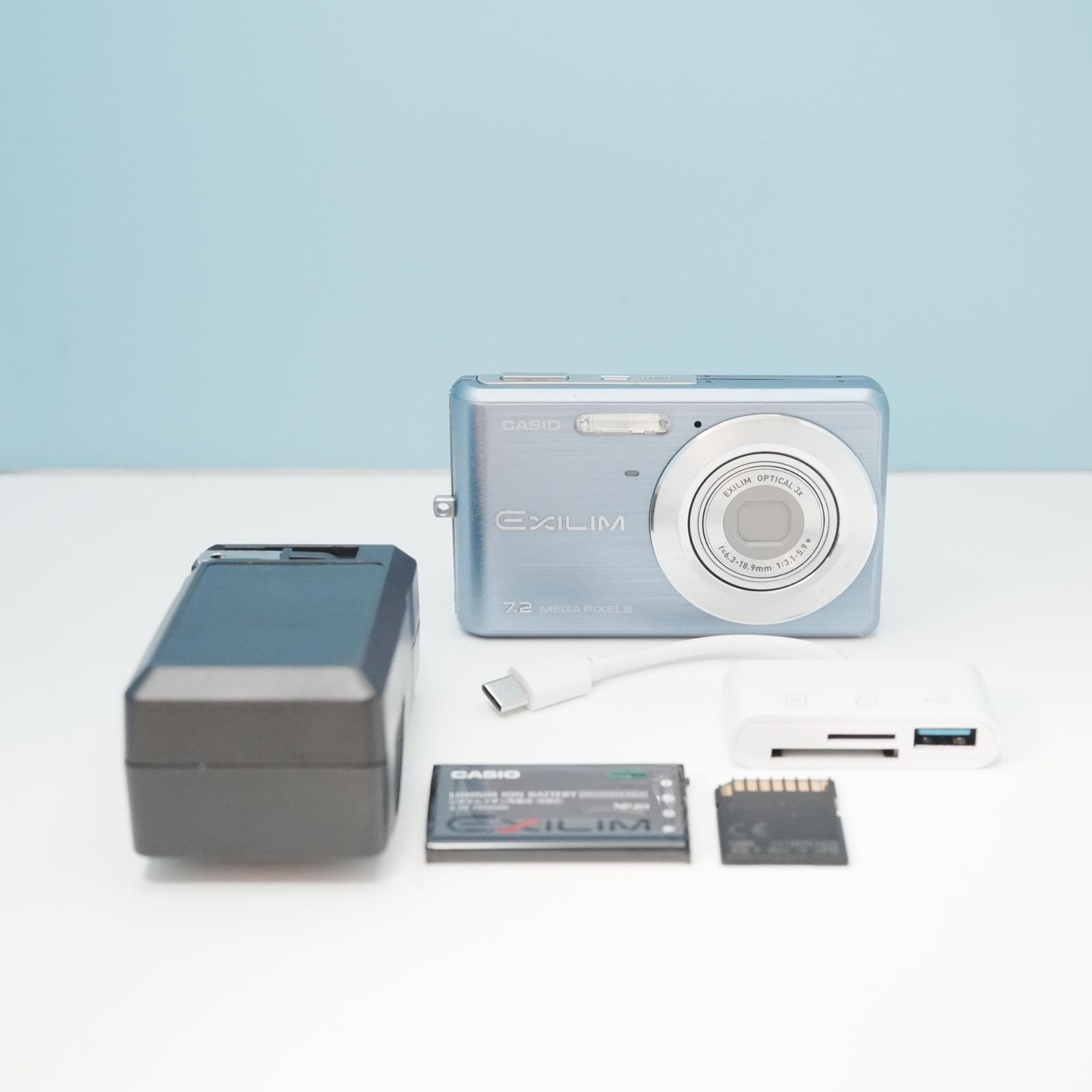 CASIO EXILIM EX-Z77 デジカメ スマホ転送OK フルセット 美品 a6482