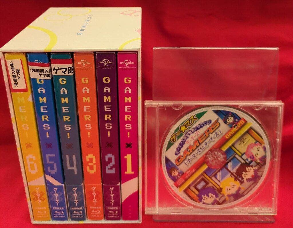 アニメBlu-ray ゲーマーズ! 初回限定版 全6巻 セット