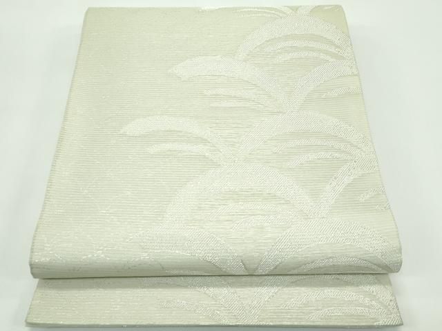 平和屋着物＊夏物　六通柄袋帯　青海波　銀糸　正絹　逸品　CABG7272rv