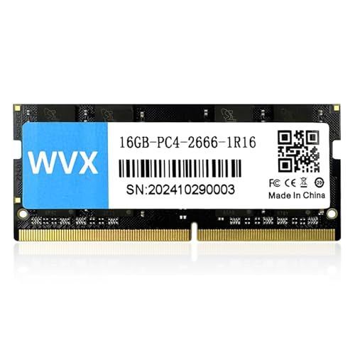WVX ノートPC用メモリ DDR4-2666 Mhz（PC4-21300)16GB×1枚 (16GB)相性保証 260Pin 1.2V CL16ｍａ
