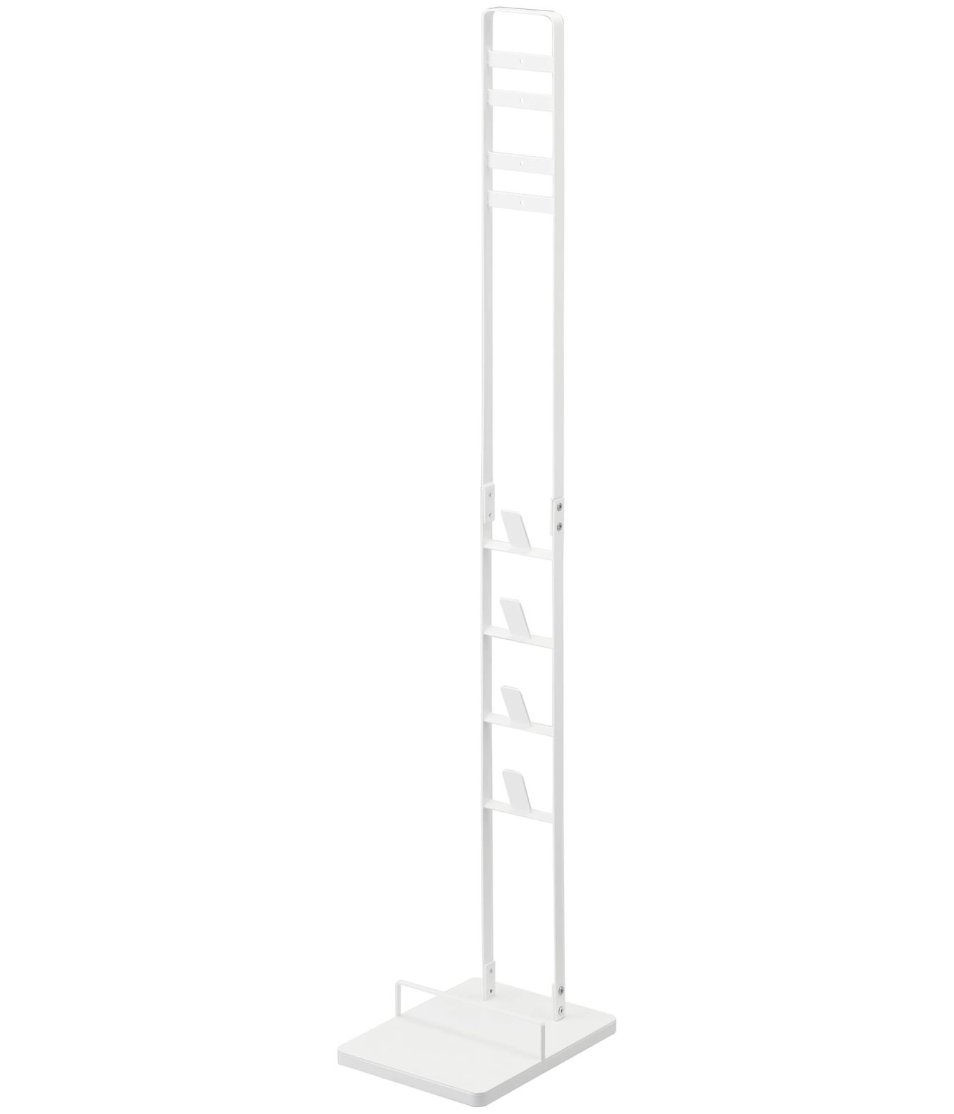 山崎実業(Yamazaki) コードレスクリーナースタンド ホワイト 約W22XD29XH127cm プレート SV18 V15 V12 V8 V7 V6 シリーズ対応 3559ma