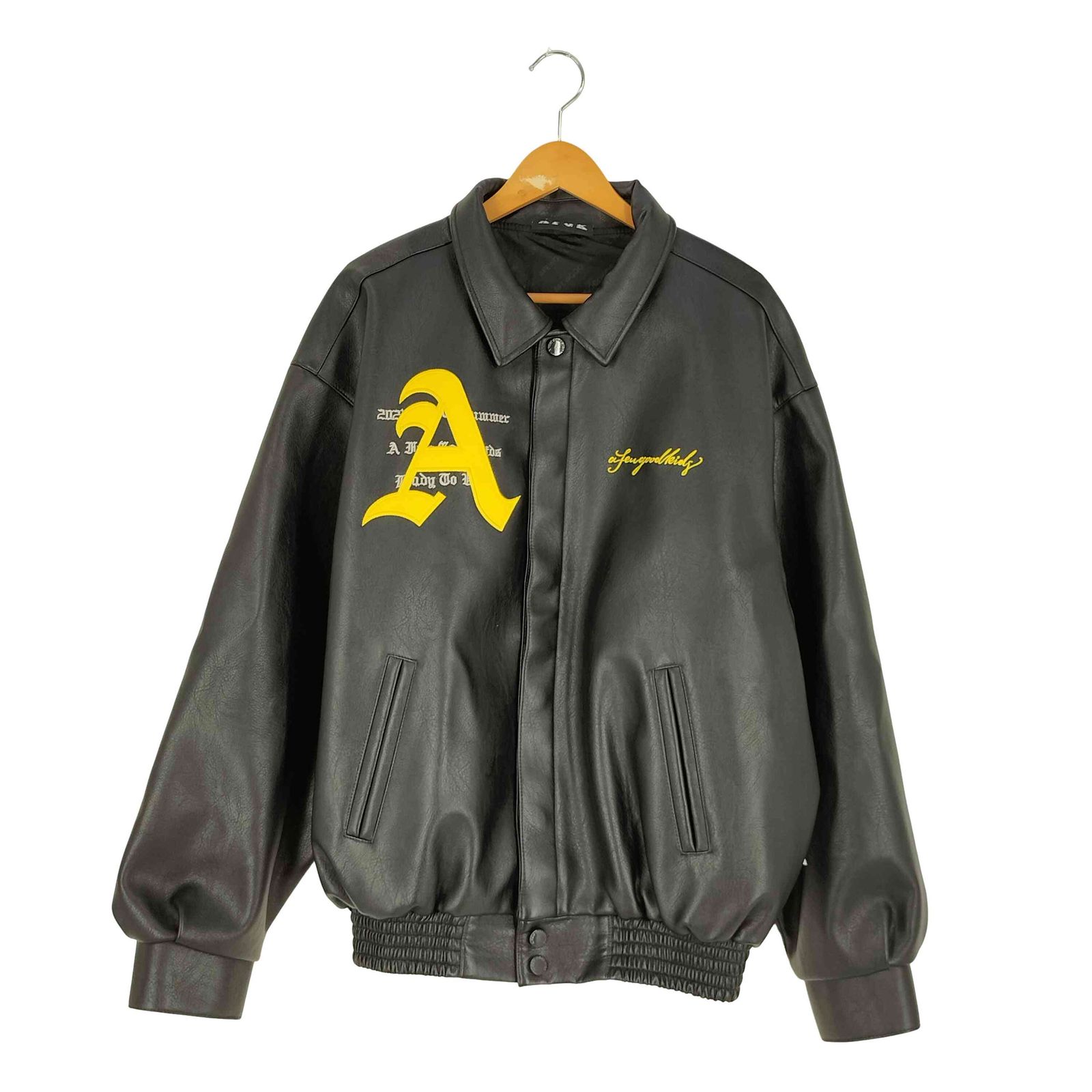 売切 希少 完売品 a few good kids レザージャケット アフューグッドキッズ A FEW GOOD KIDS RACING LEATHER JACKET メンズ
