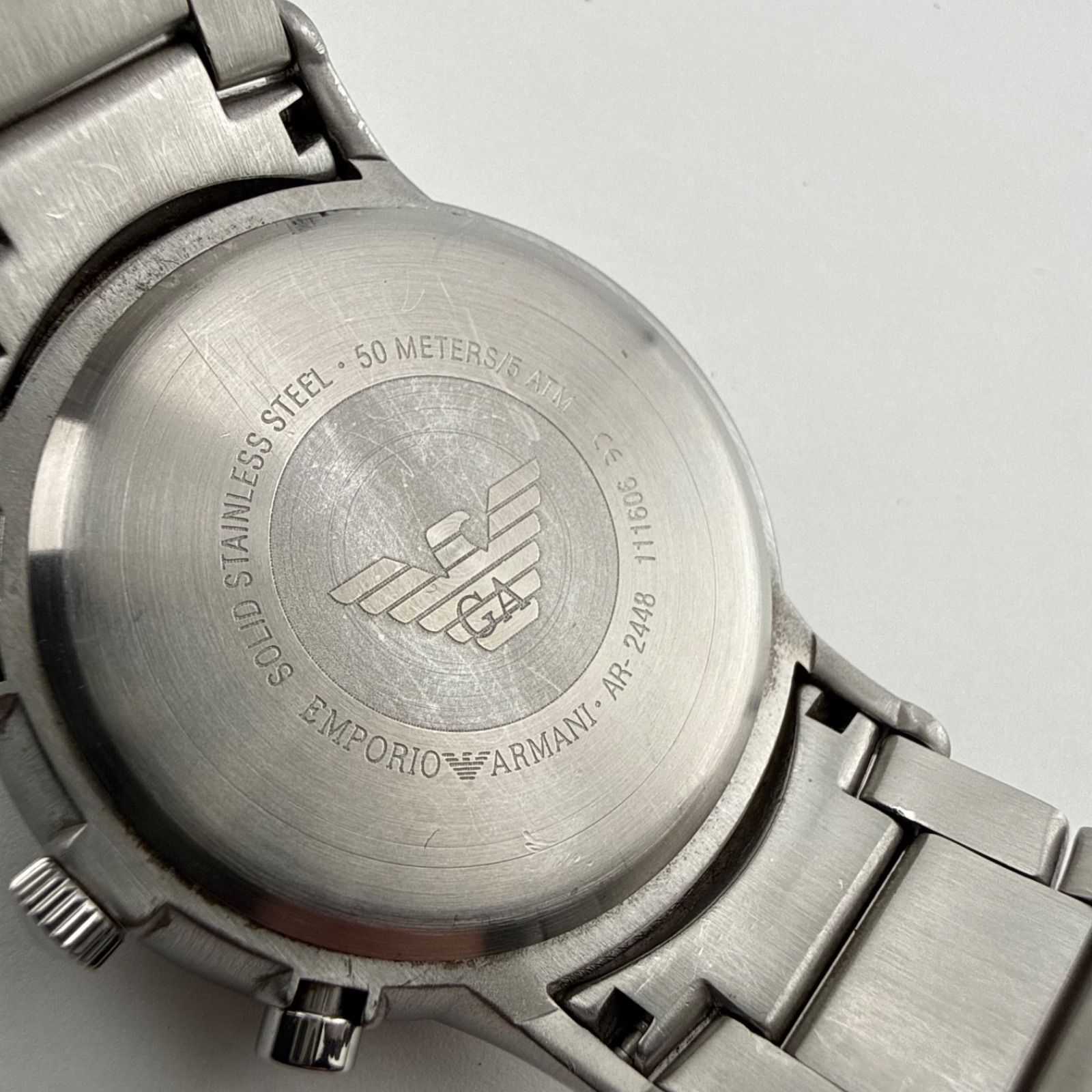 EMPORIO ARMANI エンポリオアルマーニ AR-2448 メンズ 腕時計 クォーツ 