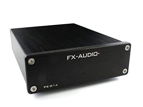FX-AUDIO- PE-01J [ブラック] MMカートリッジ対応 フォノイコライザー プリアンプkk a92fbfdb