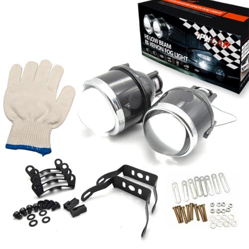 車用 12V/24V プロジェクターレンズ フォグランプ ガラスレンズ H11/H9/H8/H16JP LED/HID/ハロゲン 対応 左右2個セット光拡散対策 (3.0インチ)kk 64b3b14f