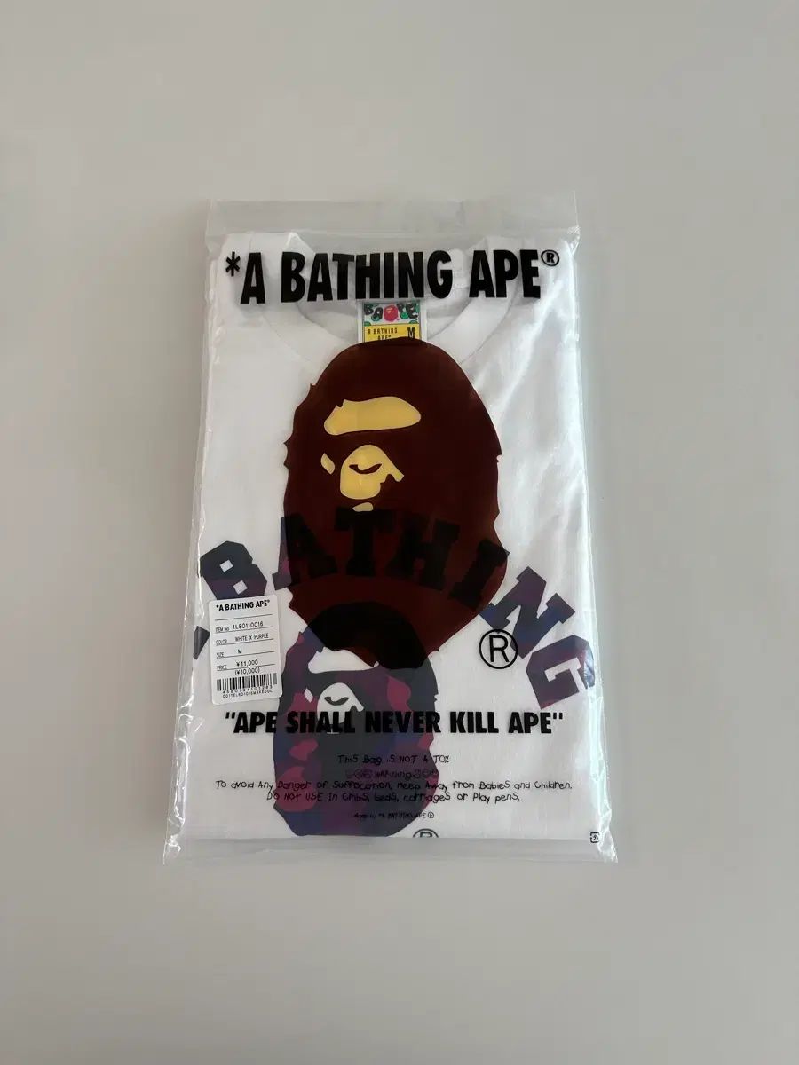 新品 A BATHING APE アベイシングエイプ 半袖T M