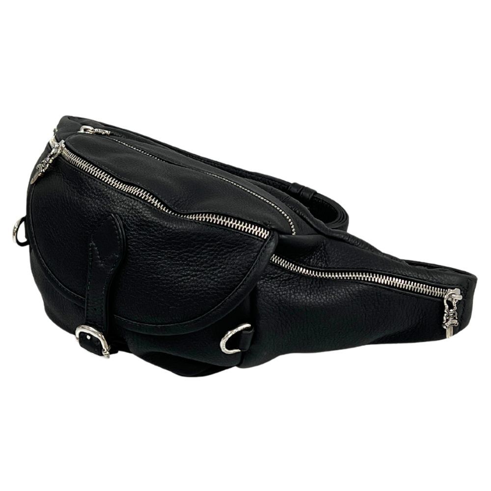 CHROME HEARTS クロムハーツ SNAT PACK スナットパック ボディバッグ インボイス付属 ブラック 正規品 / 41099