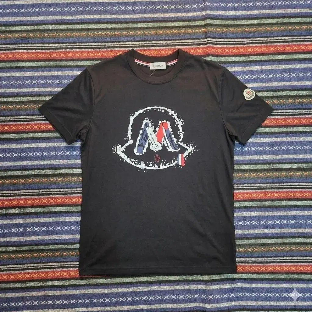 MONCLER モンクレール ビックロゴ 半袖 Tシャツ M ユニセックス
