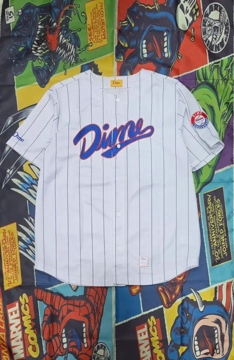 Dime ベースボール半袖ジャージ L