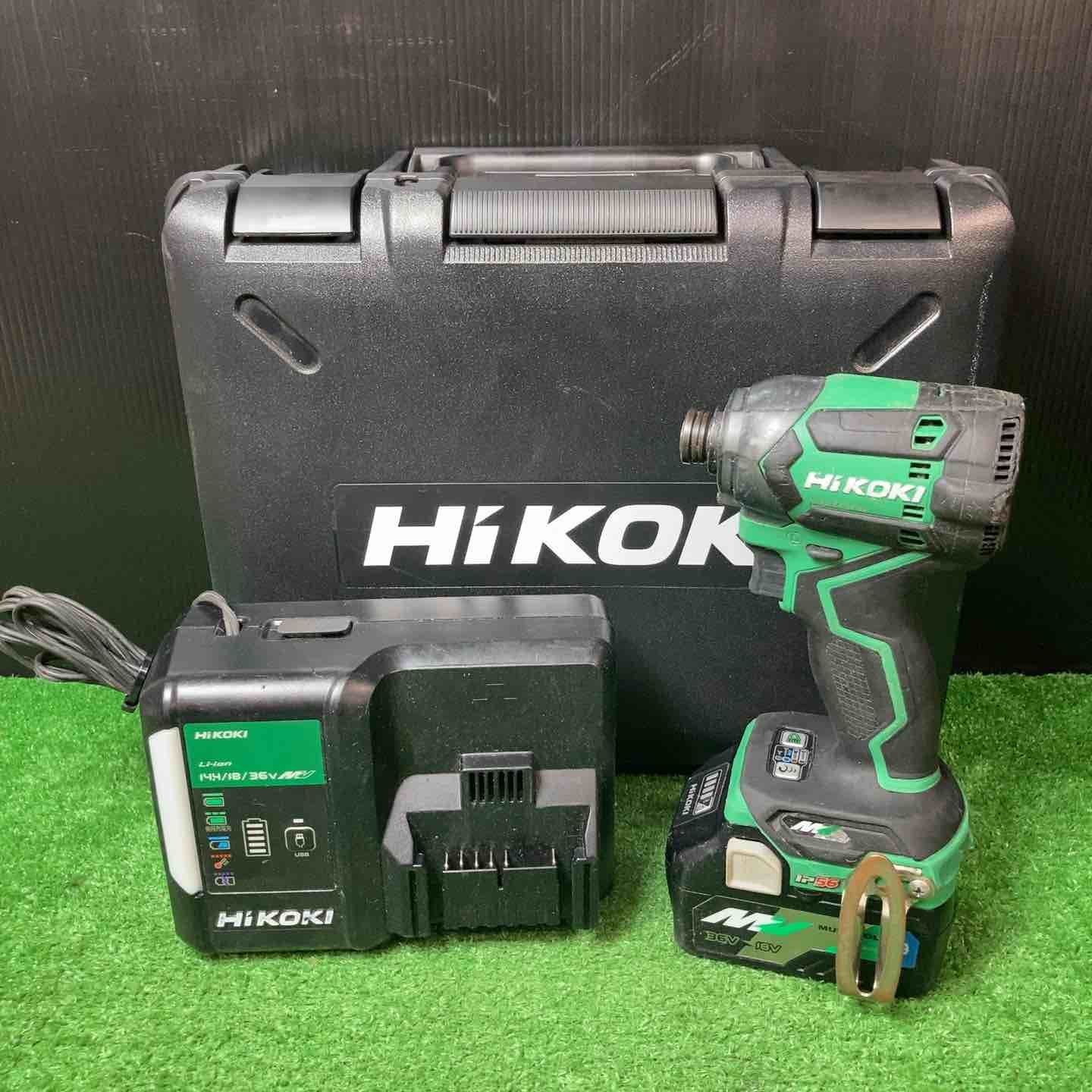 ★ハイコーキ(HIKOKI ※旧:日立工機) コードレスインパクトドライバ WH36DC(2XPS)(L) Bluetooth対応電池【岩槻店】