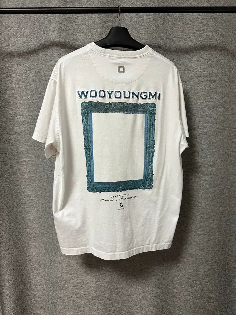 WOOYOUNGMI ウーヨンミ 3D フレーム 半袖 白 (48)