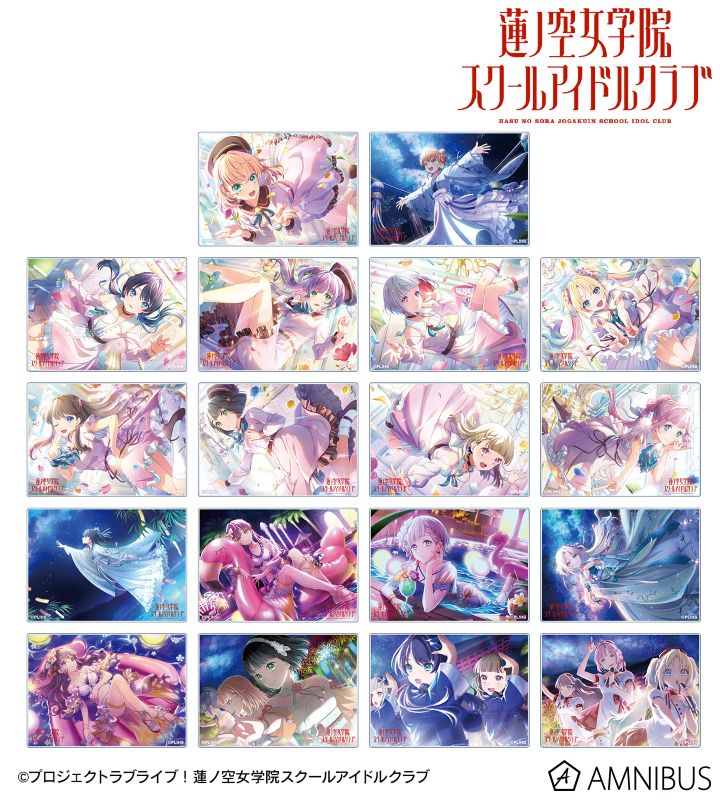【アルマビアンカ】ラブライブ！蓮ノ空女学院スクールアイドルクラブ トレーディングアクリルカード vol.2 1BOX入数：18