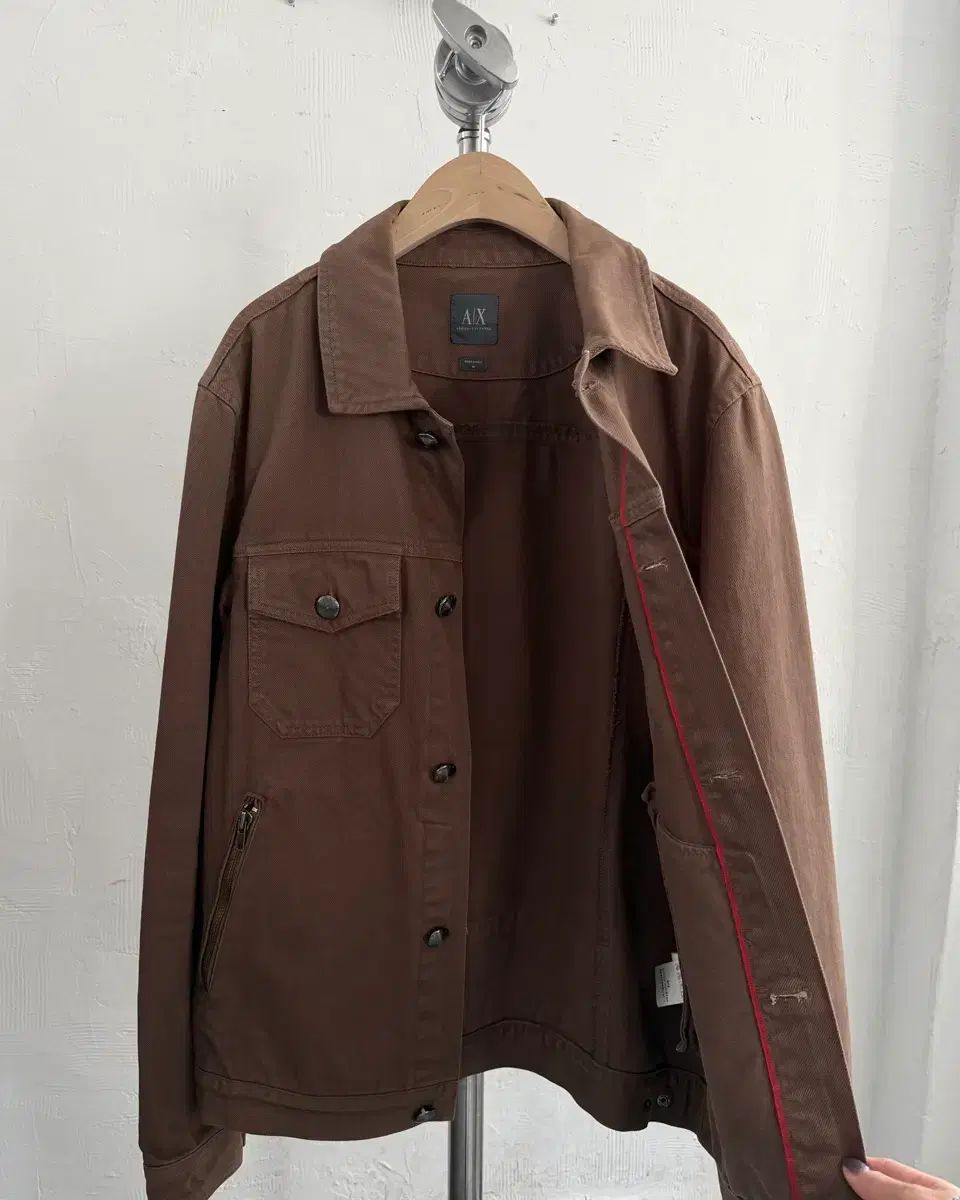 AX ARMANI EXCHANGE アルマーニ 茶色 ジャケット