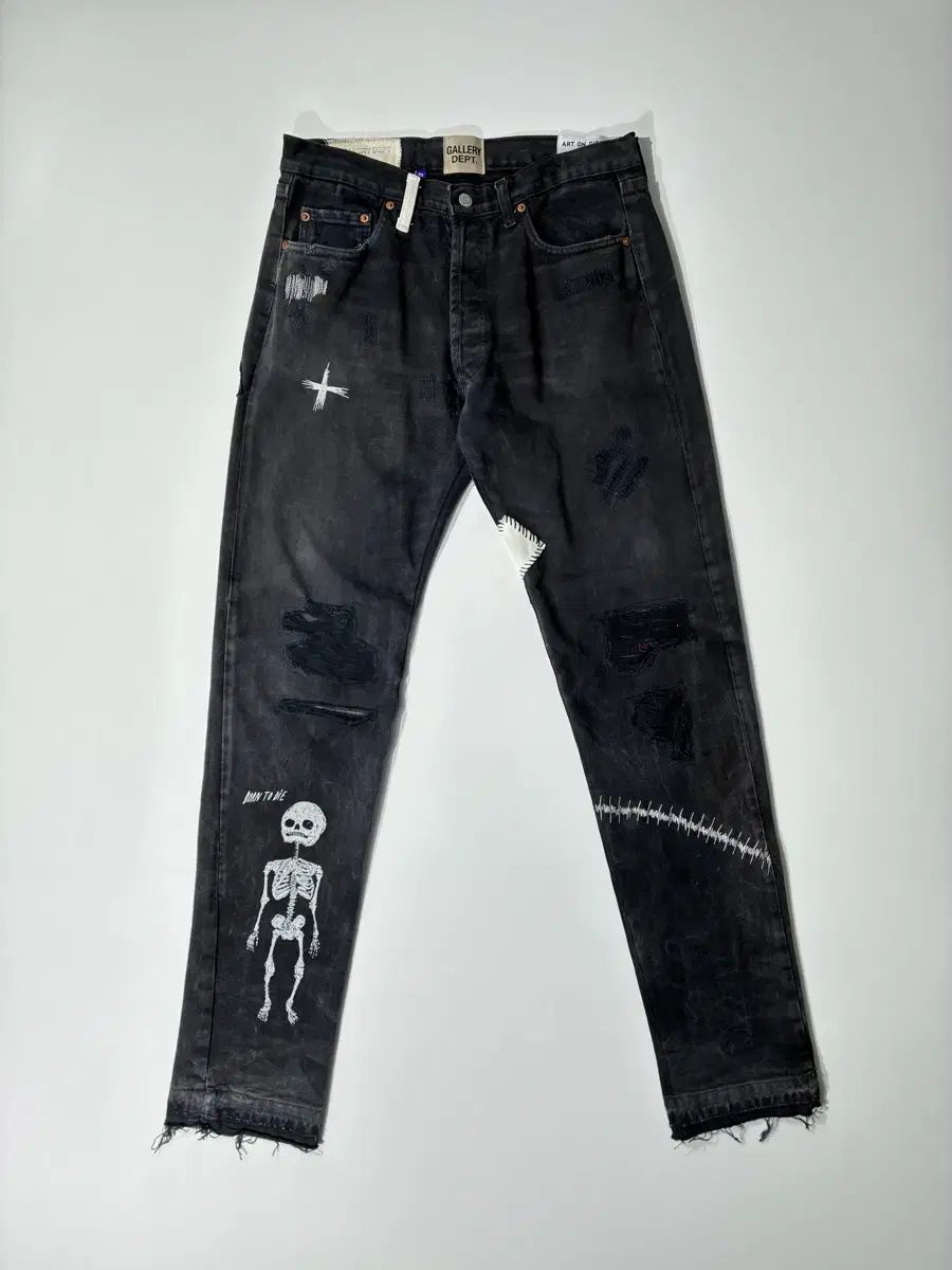 ギャラリー Department 5 FUCK FACE LEVI'S デニム パンツ ブラック 32 サイズ