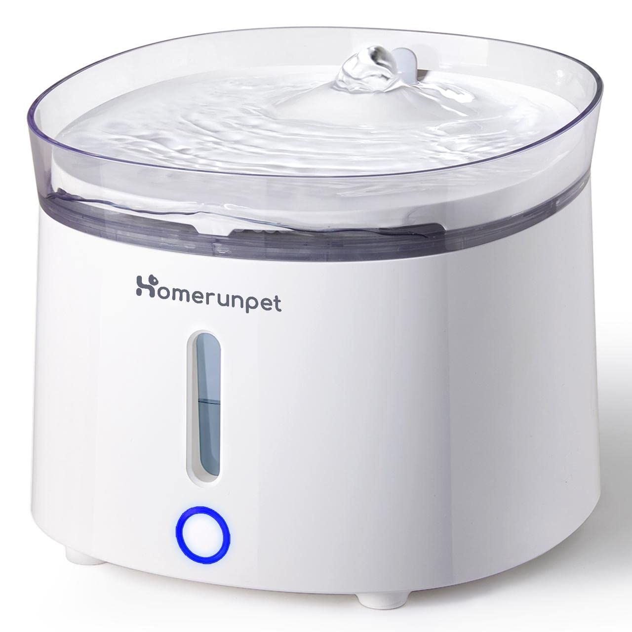 Homerunpet スマートペット用自動給水器 ワイヤレスポンプ 大容量2L LEDライト 2つの給水モード コードレス 組み立て簡単 お手入れ簡単 フィルター付き 犬 猫 水飲み器 みずのみpms e40a851d