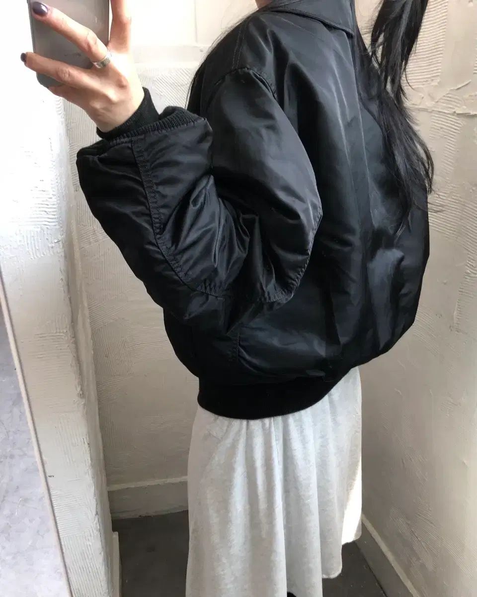 Alpha Industries アルファ インダストリー CWU-45 ジャケット 黒 COLOR