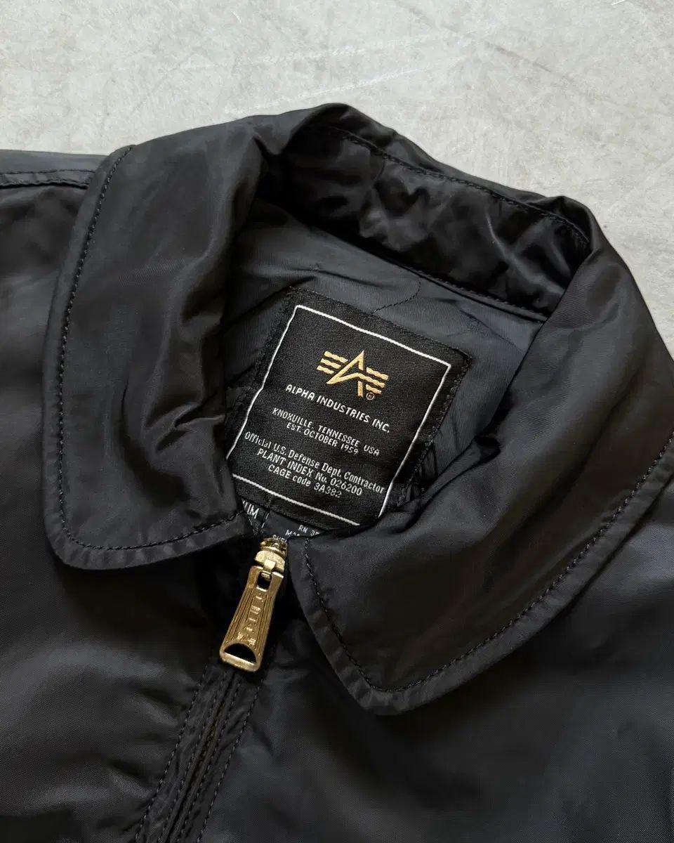 Alpha Industries アルファ インダストリー CWU-45 ジャケット 黒 COLOR