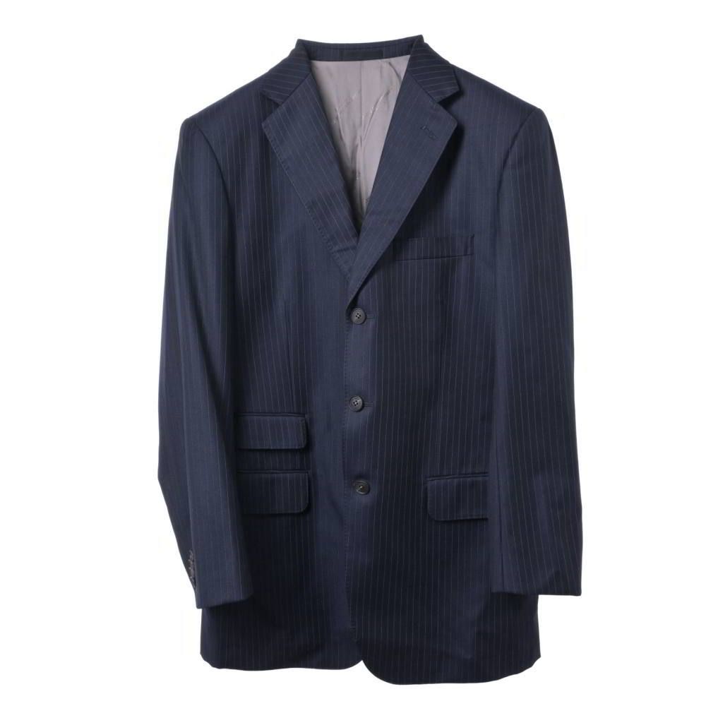 Ermenegildo Zegna ウール ストライプ セットアップ スーツ