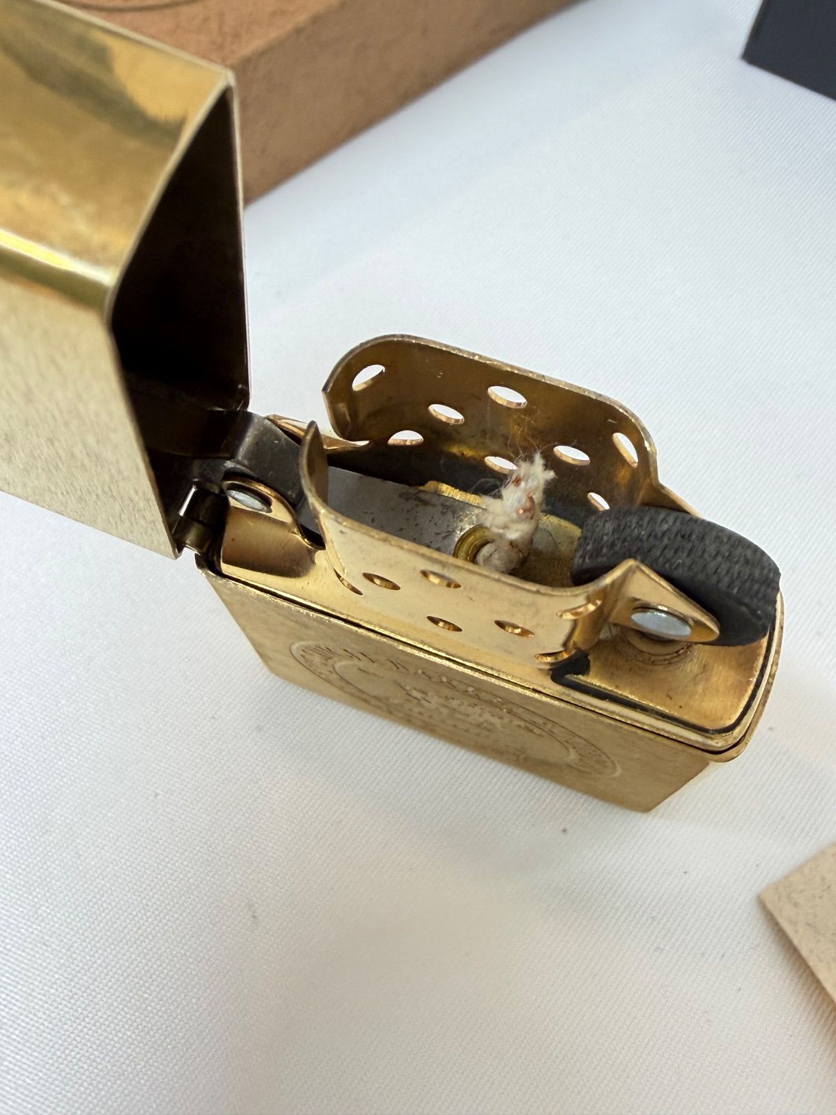 未使用・外箱付】ZIPPO ブラントン ソリッドブラス 真鍮 - メルカリ