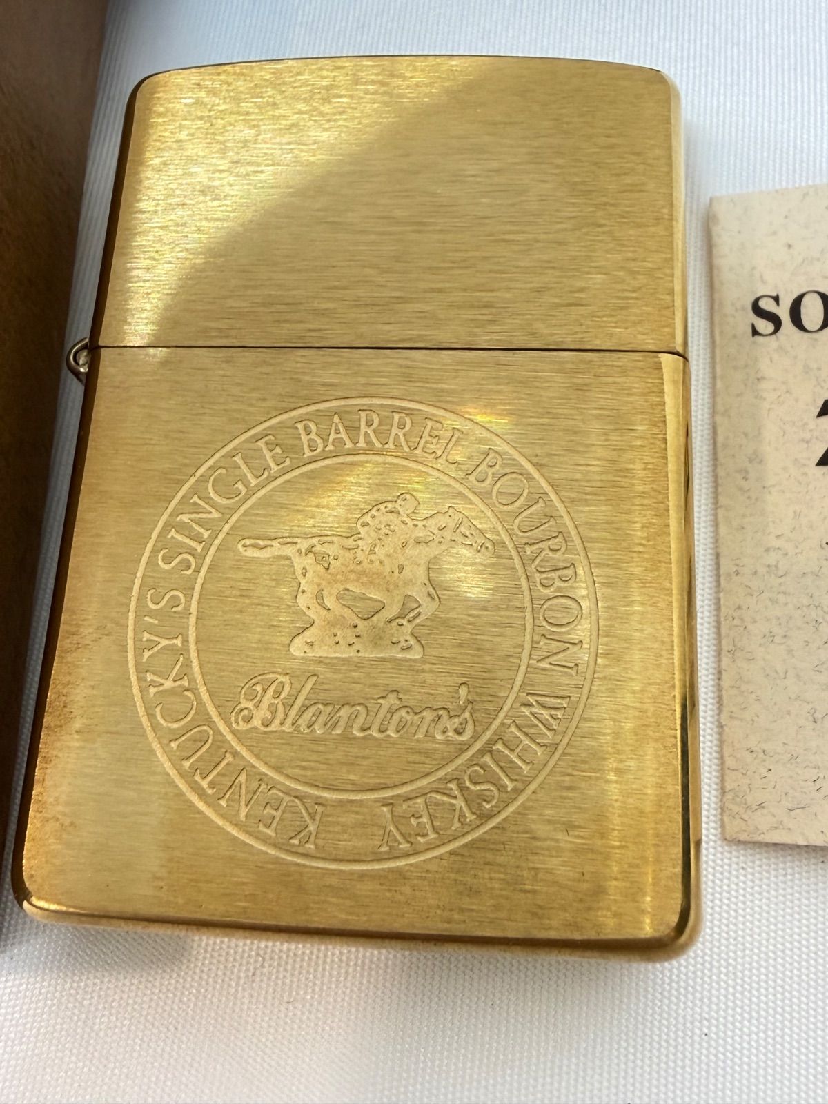 未使用・外箱付】ZIPPO ブラントン ソリッドブラス 真鍮 - メルカリ