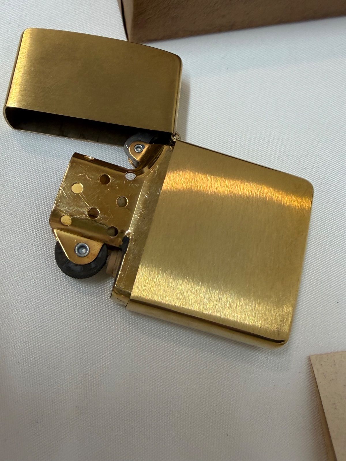 未使用・外箱付】ZIPPO ブラントン ソリッドブラス 真鍮 - メルカリ