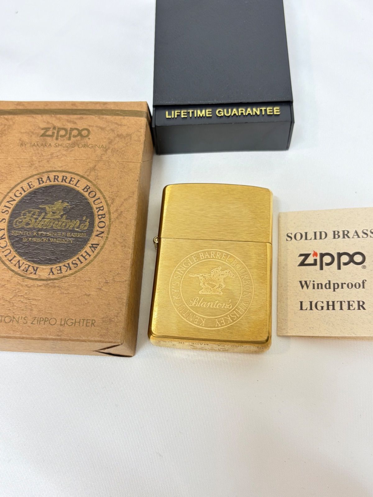 未使用・外箱付】ZIPPO ブラントン ソリッドブラス 真鍮 - メルカリ