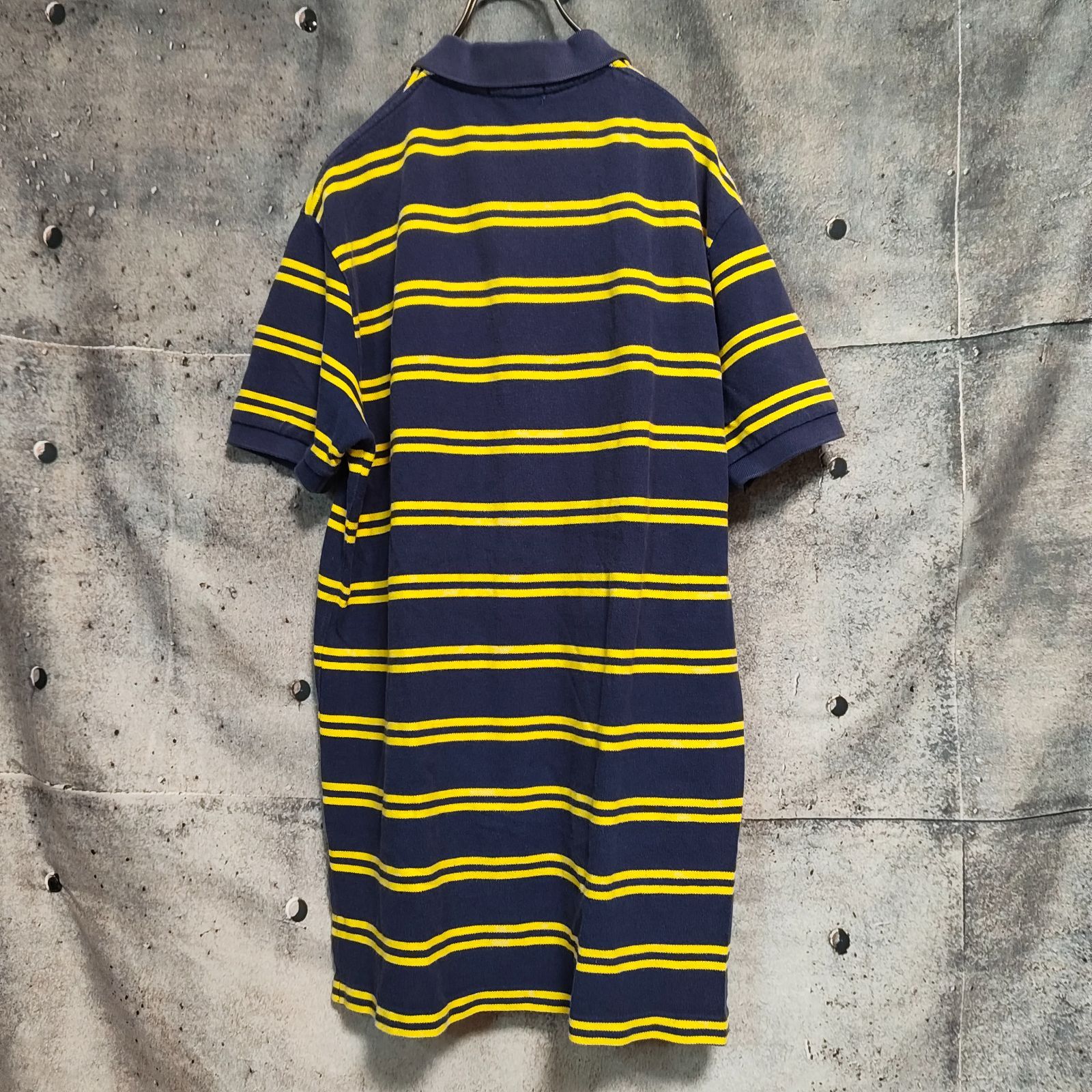 90s POLO RALPH LAURENポロラルフローレン 半袖 ポロシャツ ボーダー