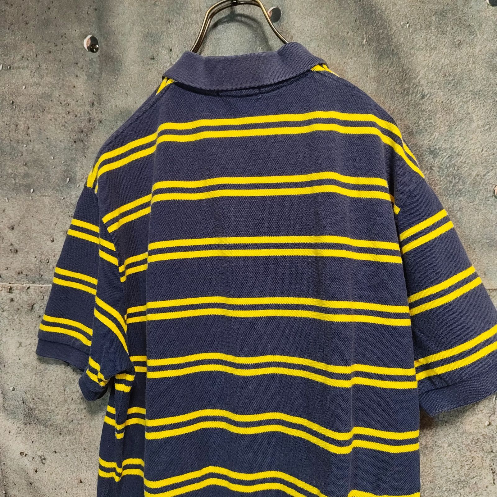 90s POLO RALPH LAURENポロラルフローレン 半袖 ポロシャツ ボーダー