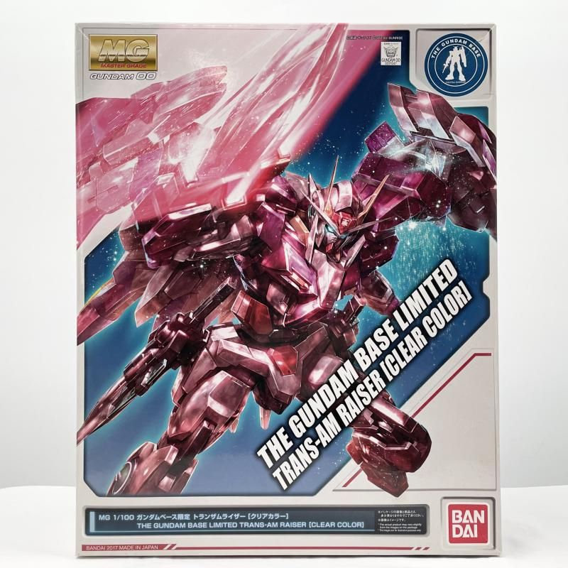 【中古】未組立 MG 1/100 トランザムライザー クリアカラー ガンダムベース限定 機動戦士ガンダム00[17][240017772233] 中古】未組立 MG 1/100 トランザムライザー クリアカラー ガンダム