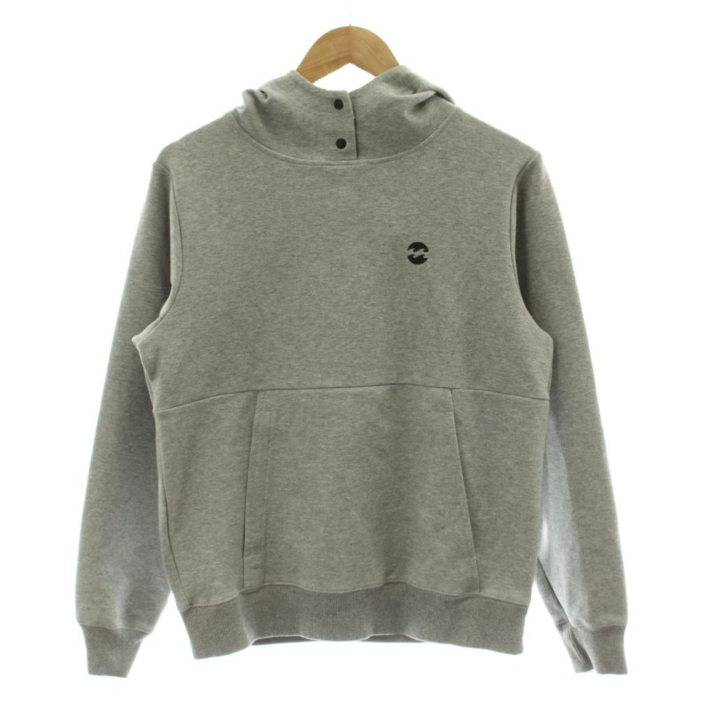 ビラボン BILLABONG ジャケット 上着 M グレー 長袖 スナップボタン 