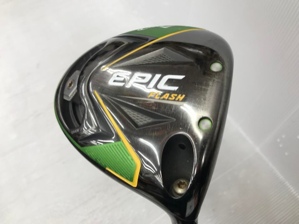 キャロウェイ　【訳あり】EPIC FLASH US　9度　PROJECT X EvenFlow Green 55　Rフレックス　ドライバー　中古　ゴルフドゥ！NEXTグローボ蘇我店【最短即日発送】