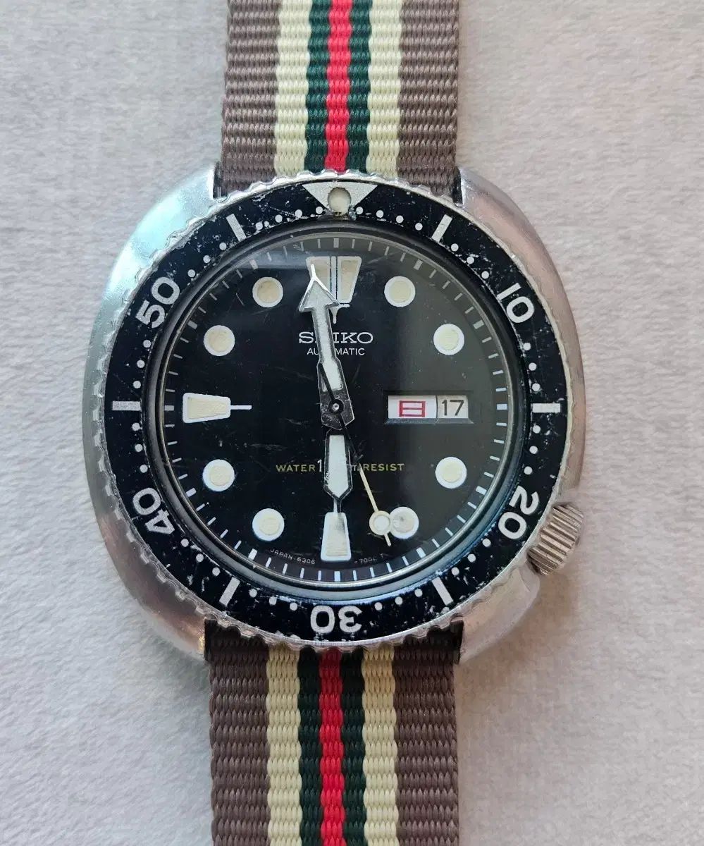25年 オーバーホール 完了 SEIKO 6306-7001 3世代 タートル