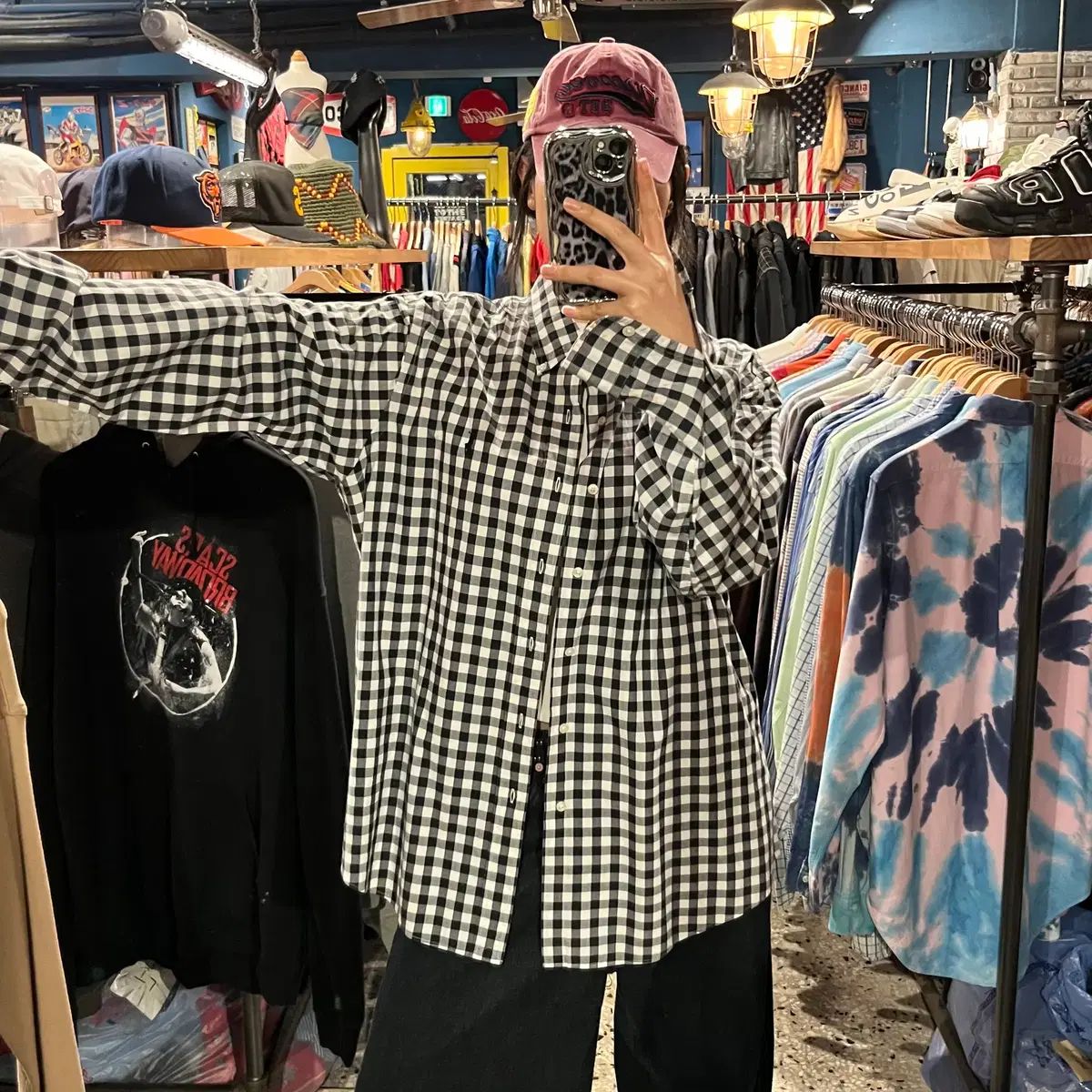 POLO ポロ ラルフローレン ブラック CHECK パータン シャツ