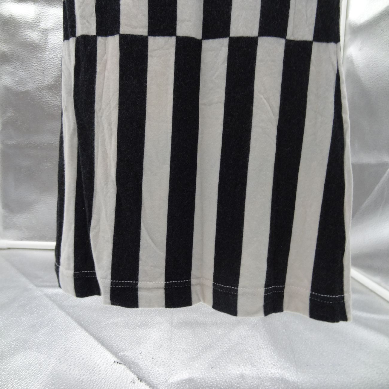 FENDI フェンディ 半袖Tシャツ チェック柄 ブラック ホワイト