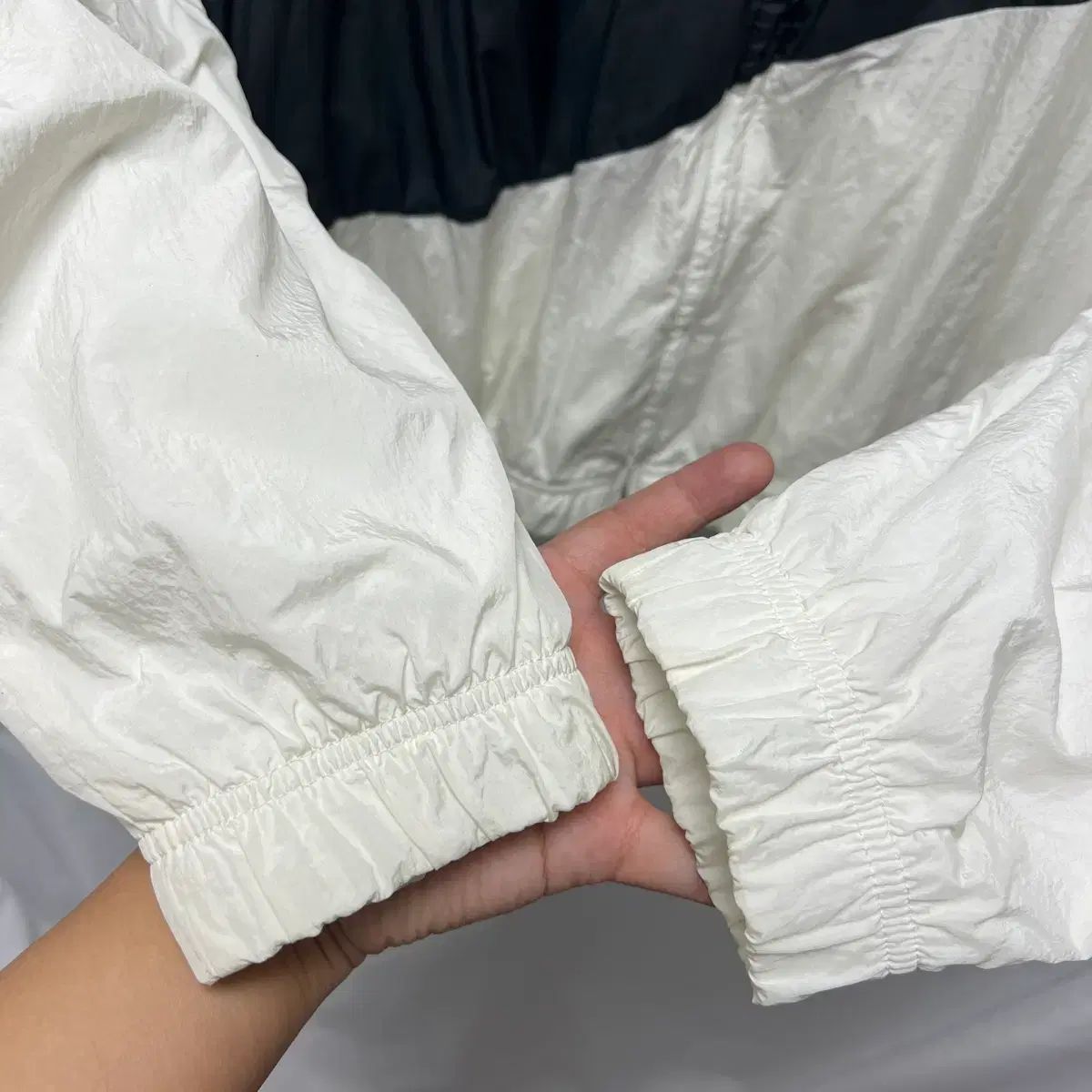 正規品/L NIKE ウィンドランナー ビックスウッシュ 白 ウーブン 