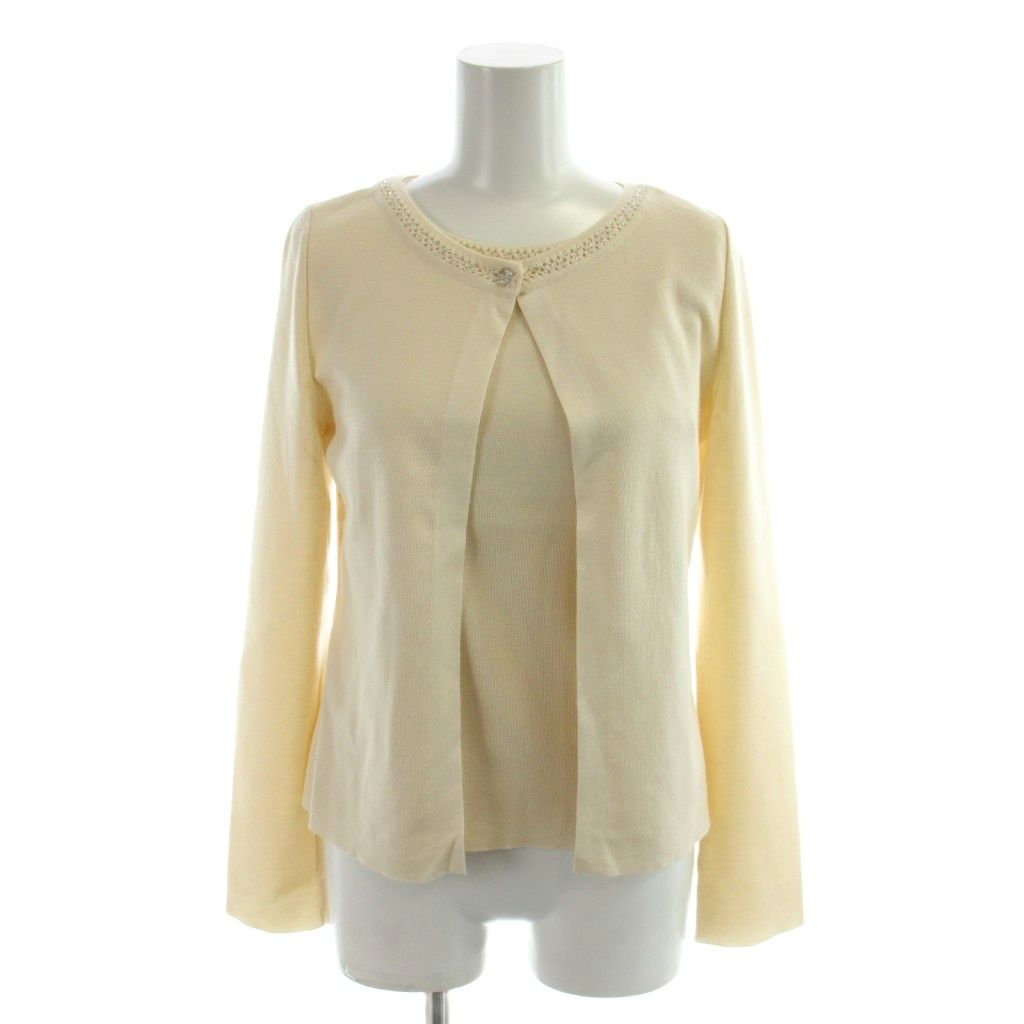 フォクシー FOXEY JEWEL TWIN アンサンブルニット 絹 シルク 38