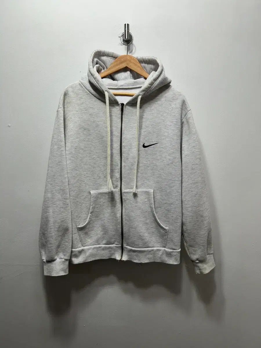 ナイキ スウッシュ フードジップアップ グレー M