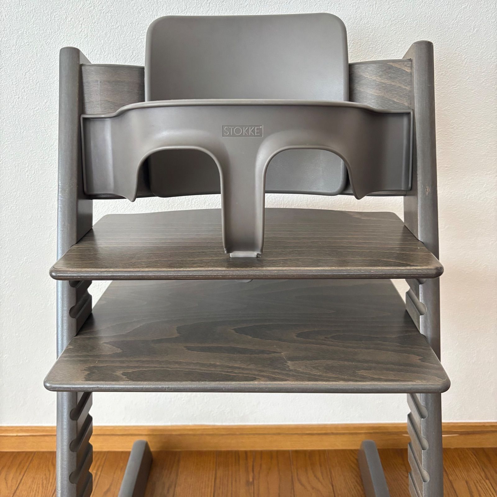 ぽ*)様 STOKKE トリップトラップ ベビーチェア、旧モデル延長グライダー 美品＊ストッケ トリップ トラップ ベビーチェア+ベビーセット+トレイ+