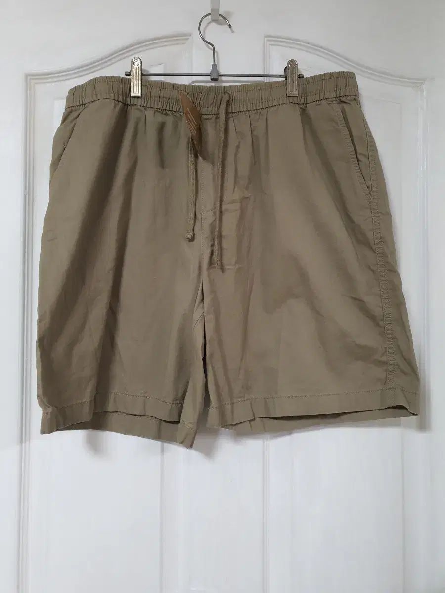 TOPTEN10 ベイジ コットン ハーフパンツ 34 (新品)
