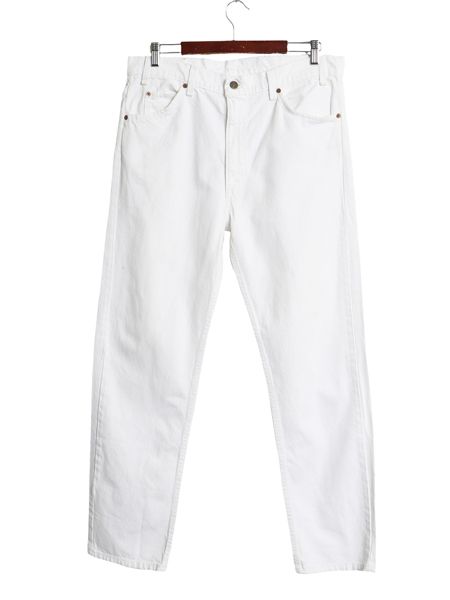 90s USA製 リーバイス 505 ホワイト デニム パンツ メンズ 36 30 オールド ジーンズ ジーパン Gパン スリム ストレート ボトムス 5ポケット