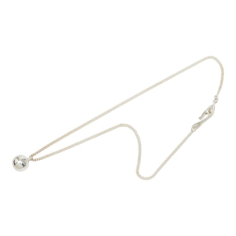 シャネル ロゴ ボール ネックレス シルバー メタル レディース CHANEL